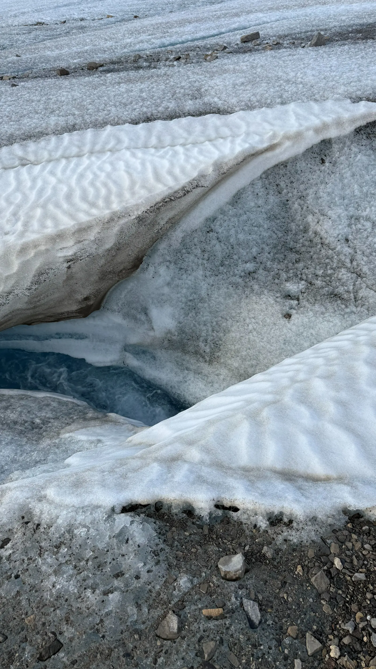 Glacier crossing and exploring with ropes – 2