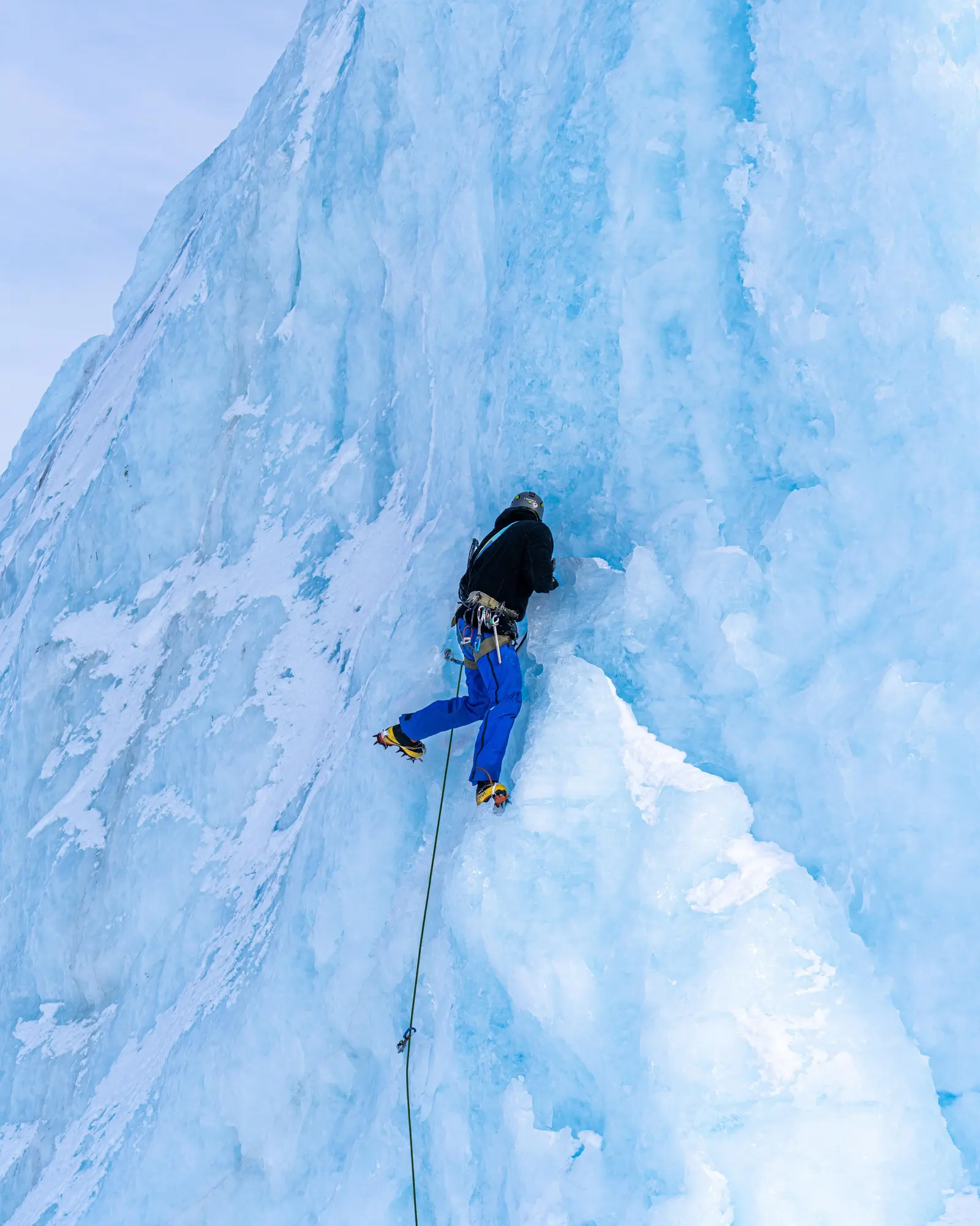 Ice climbing in a glacier – 5