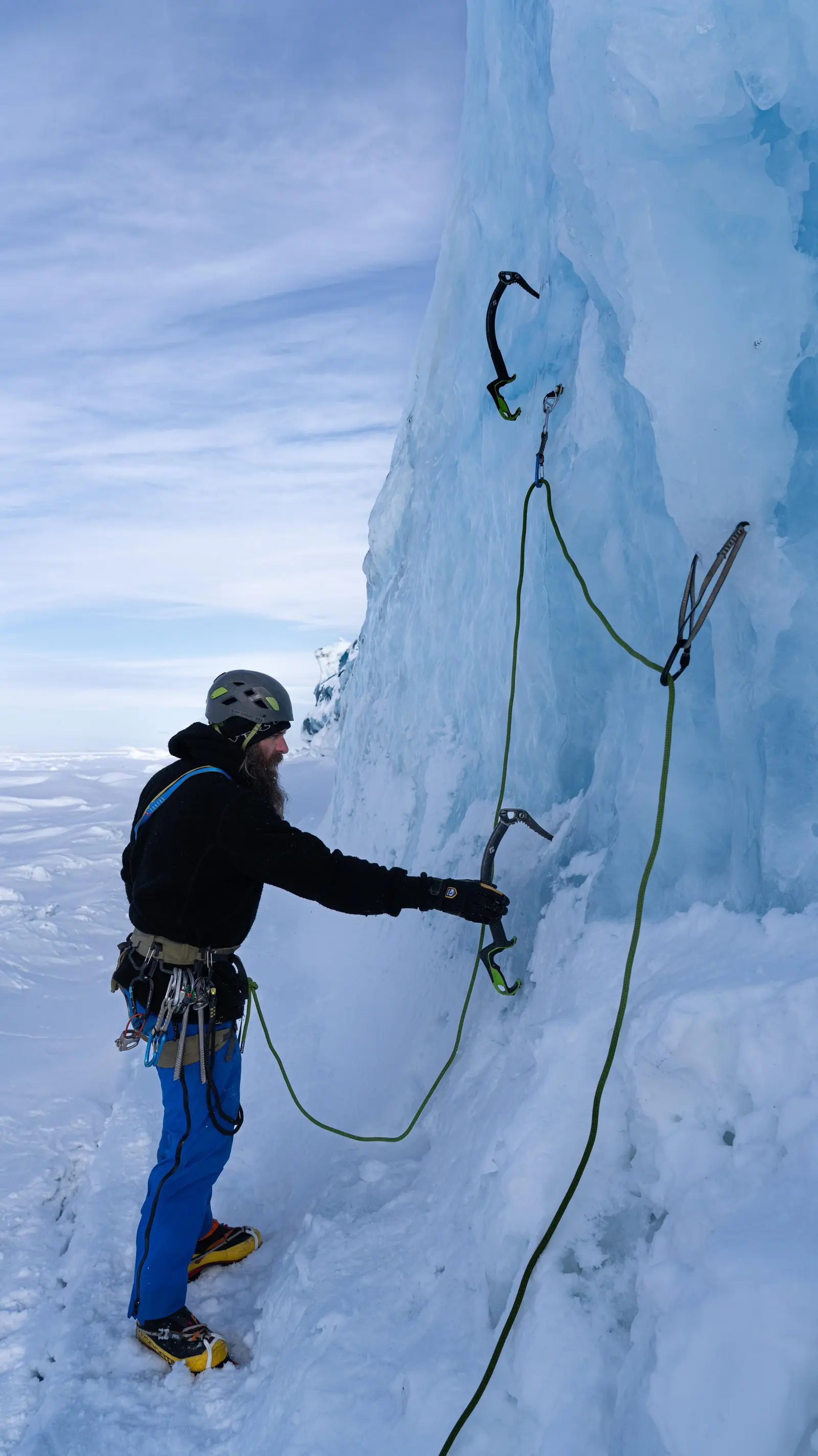 Ice climbing in a glacier – 6