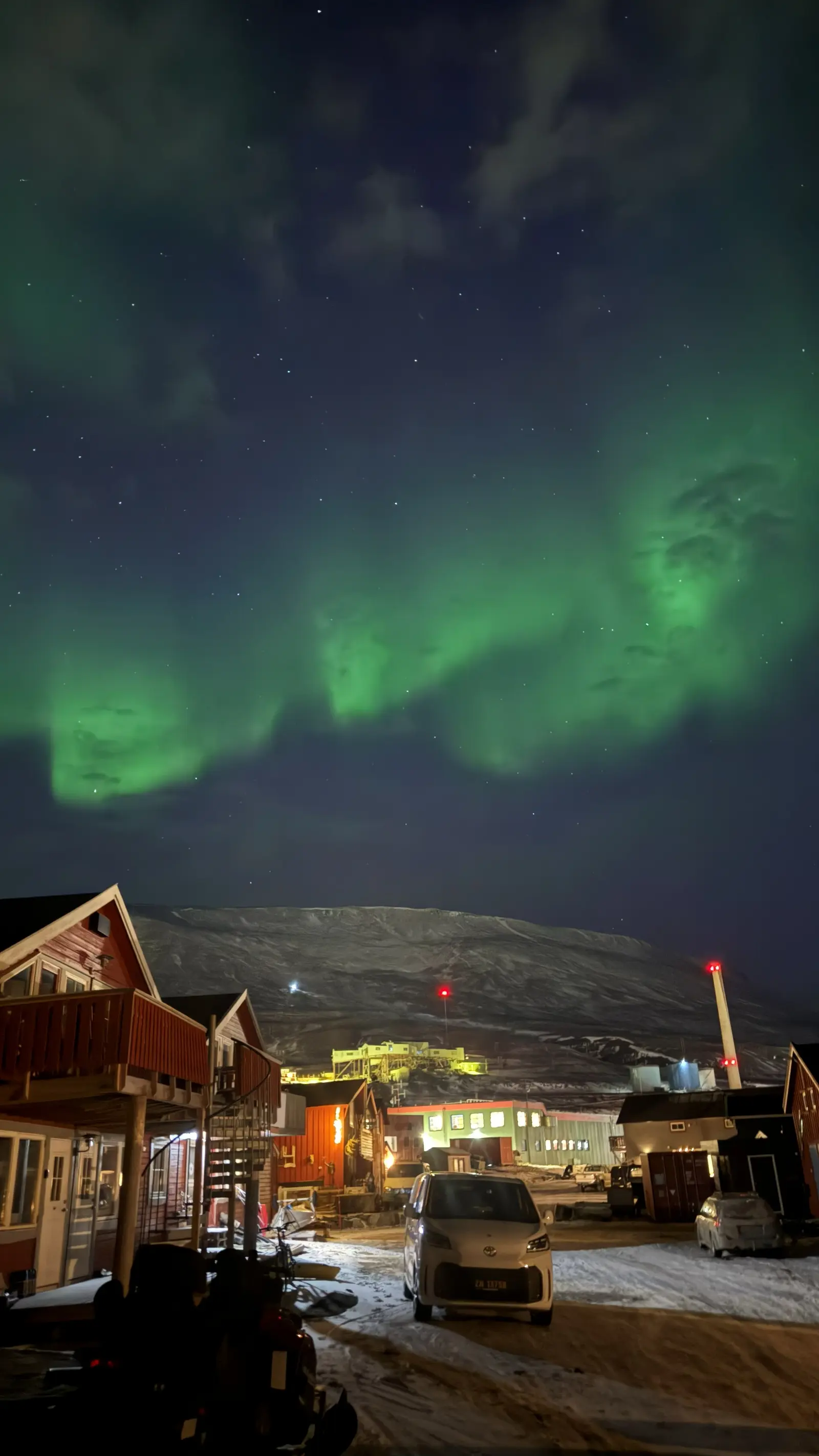 Northern lights chase by car – 1