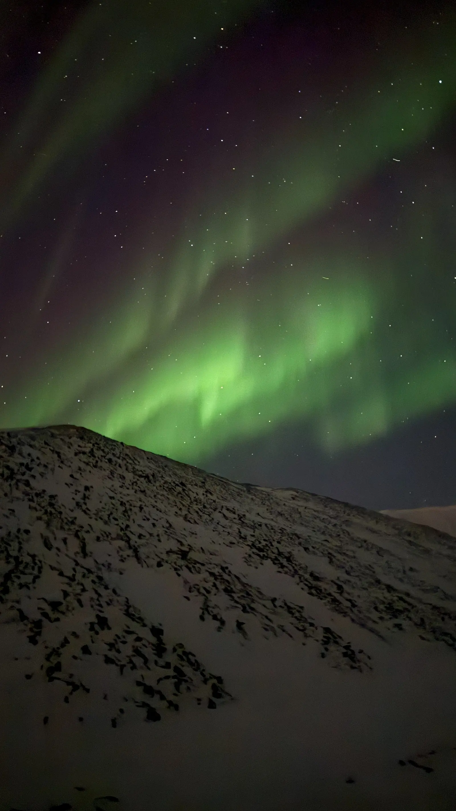 Northern lights chase by car – 2