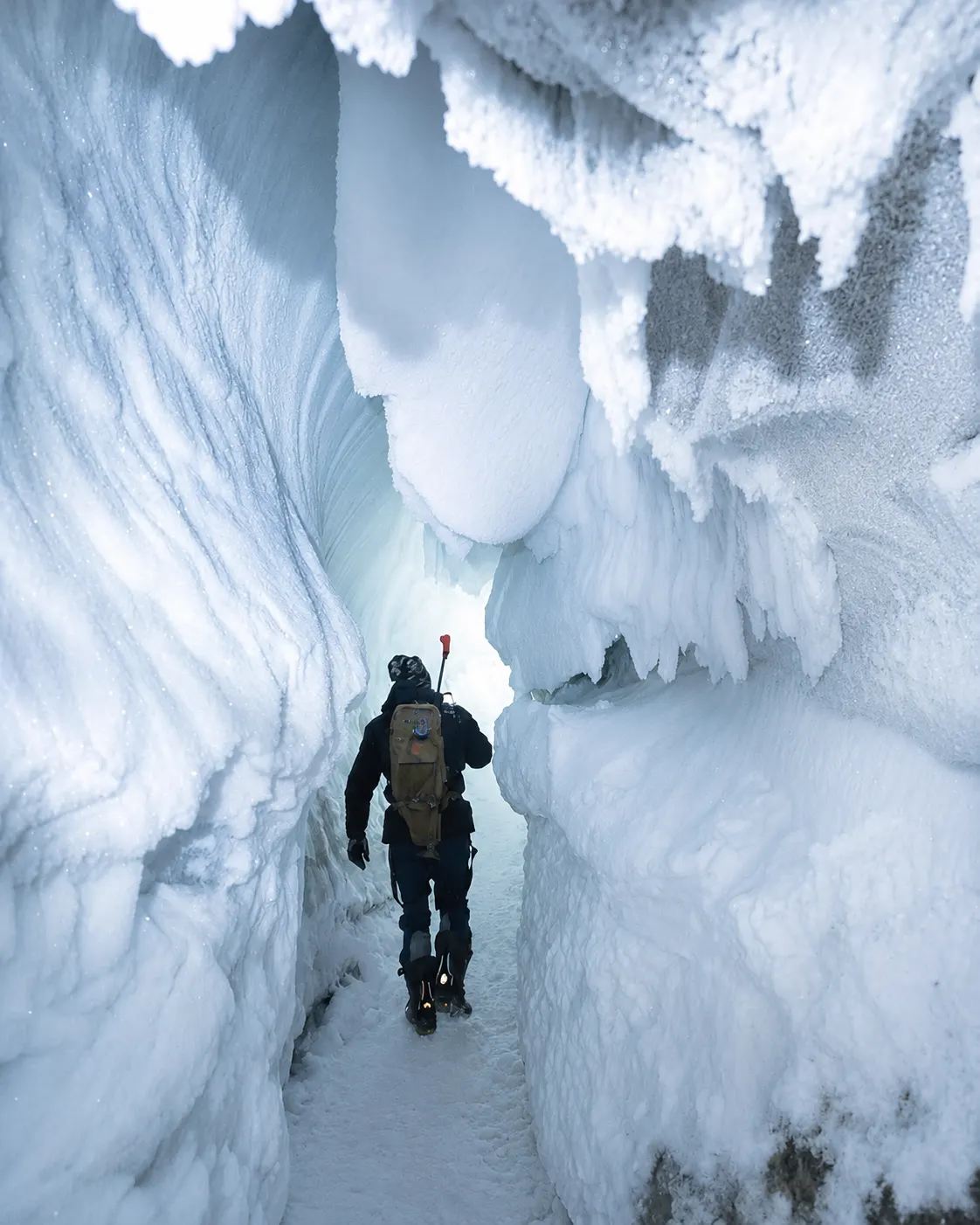 Ice cave adventure